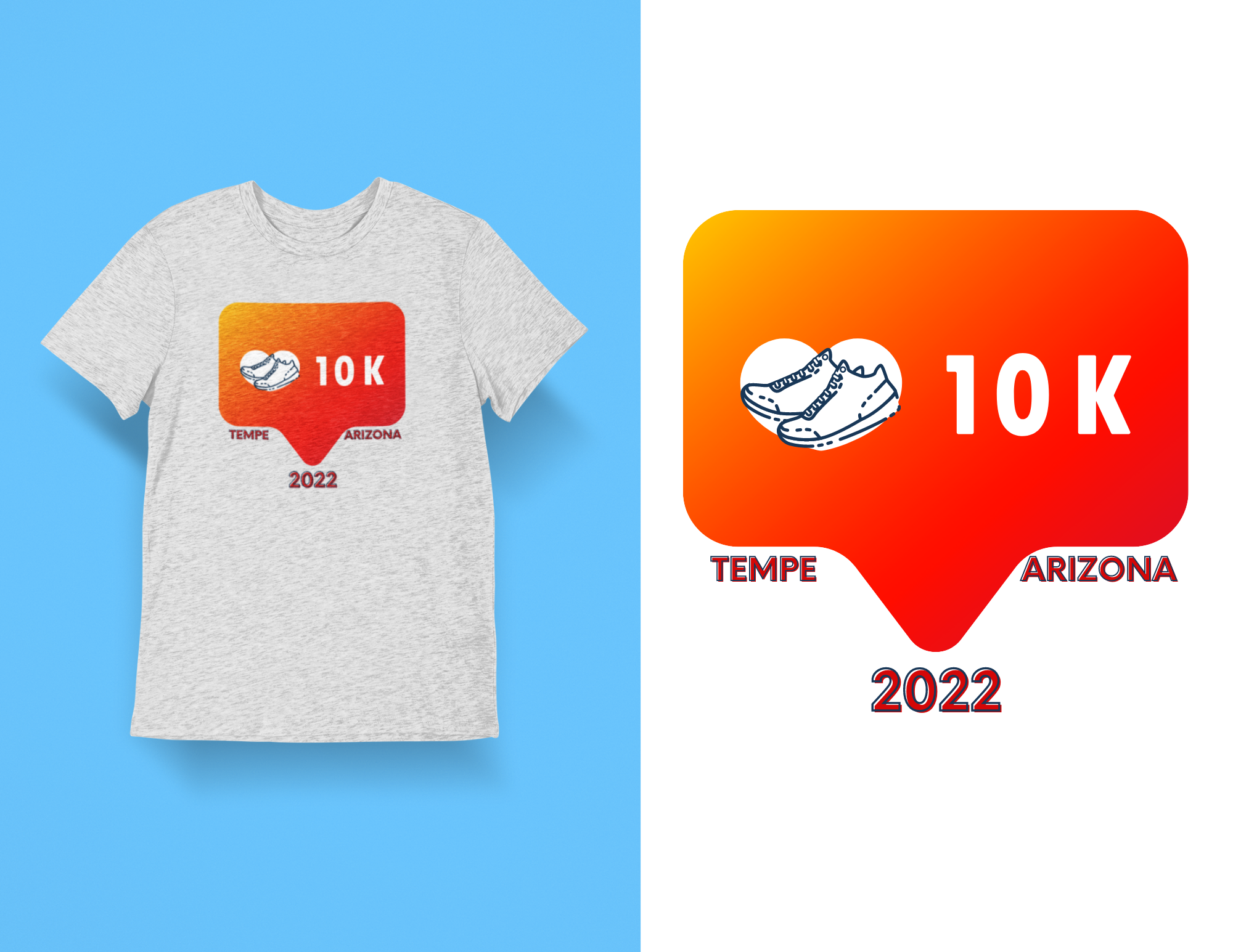 10K Race TShirts DesignAShirt